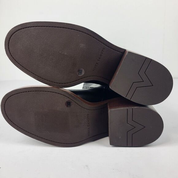 Vince Camuto Vuliann Tall Boots Knee high Black Leather 7.5M - Picture 16 of 16